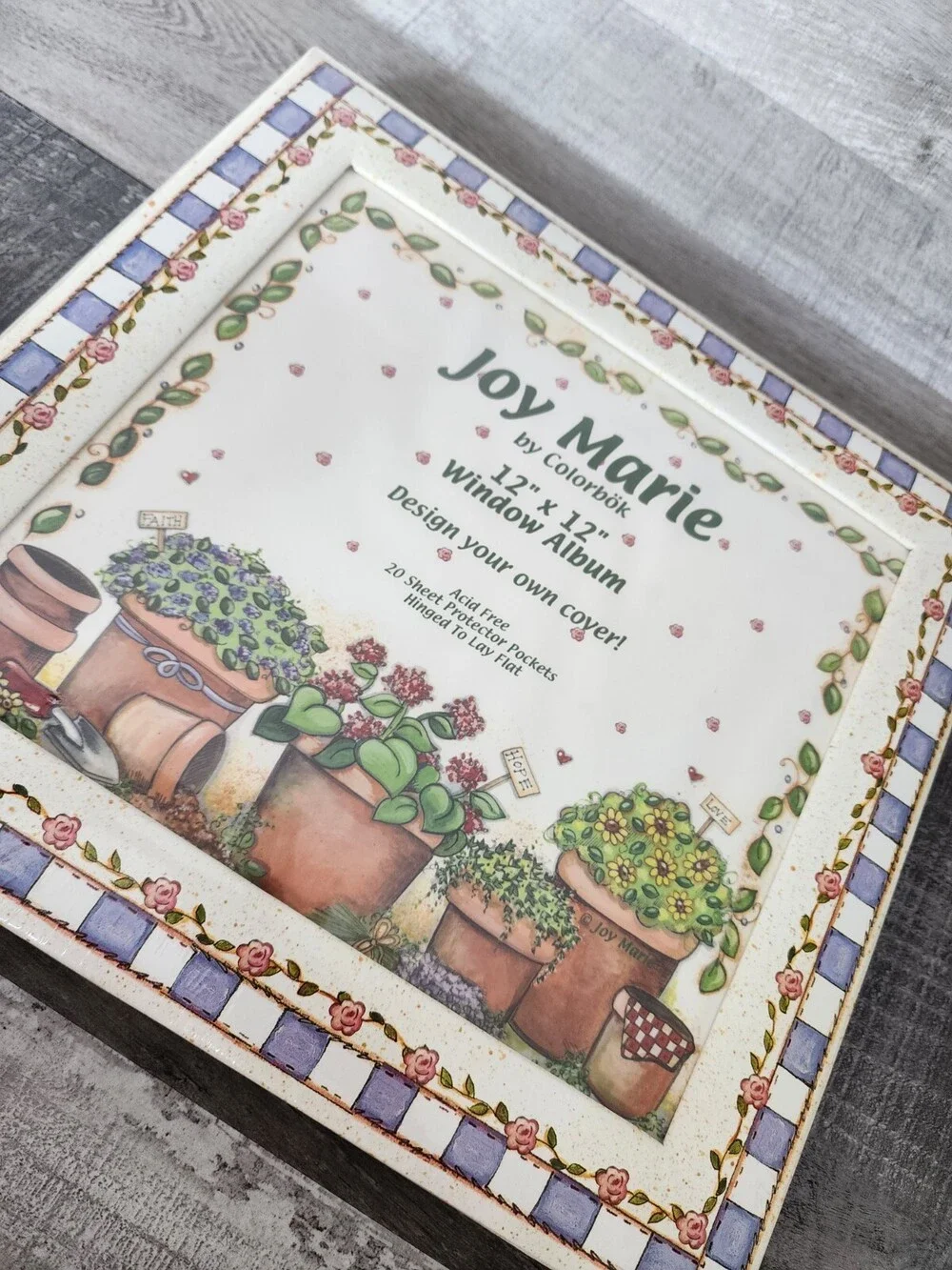 NEW 8.5 x 11 Colorbok Joy Marie Memories Scrapbook Window Photo Album SEALED